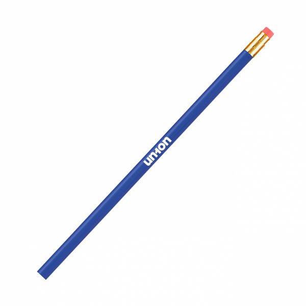 Neon Wooden Pencil - Blue