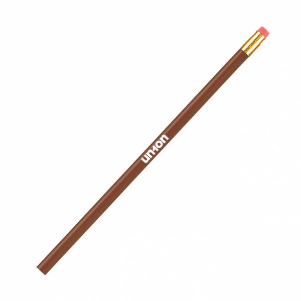 Neon Wooden Pencil - Brown